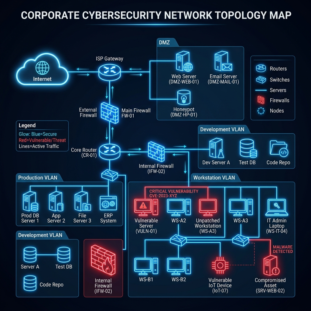 Network topology evidence