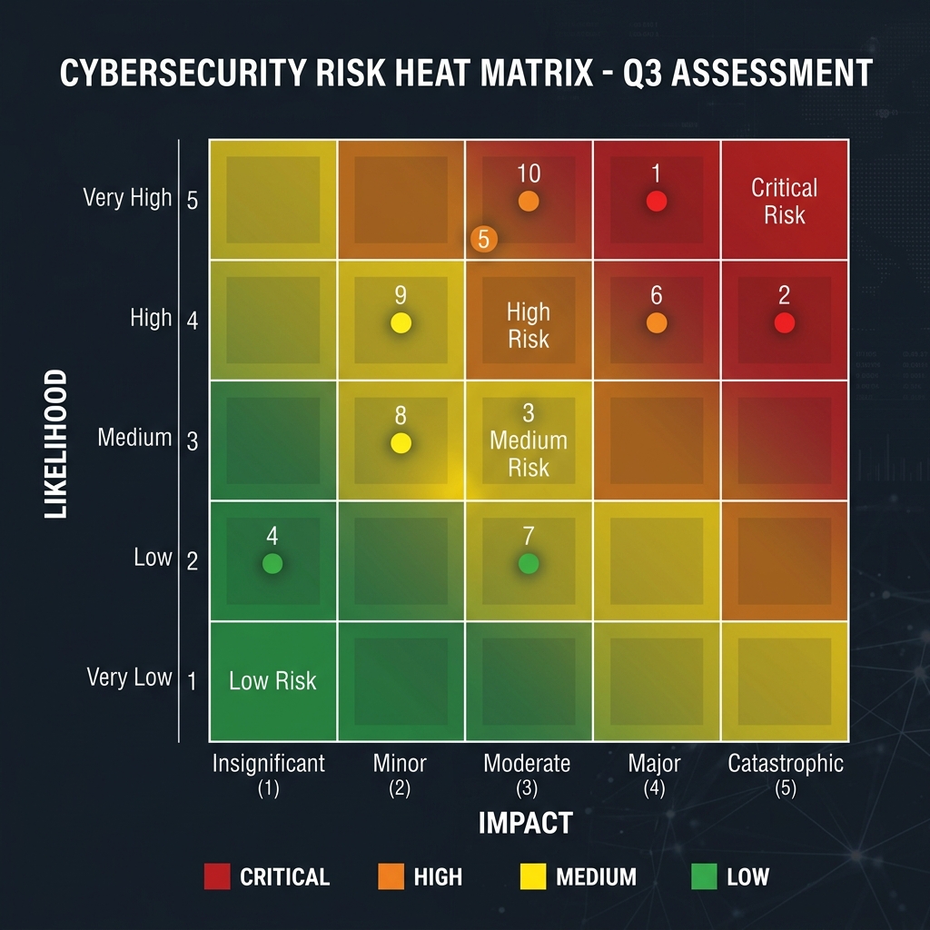 Risk matrix chart